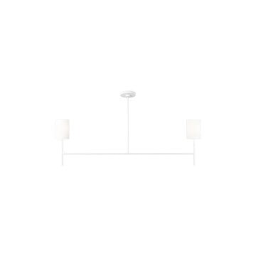 Visual Comfort Studio Canada - BC1012MWT - Two Light Linear Chandelier - Key - Matte White