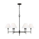 Visual Comfort Studio Canada - CC1776AI - Six Light Chandelier - Ridgewood - Aged Iron