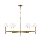 Visual Comfort Studio Canada - CC1786BBS - Six Light Chandelier - Ridgewood - Burnished Brass
