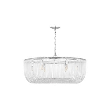 Visual Comfort Studio Canada - CP1466PN - Six Light Pendant - Pierce - Polished Nickel