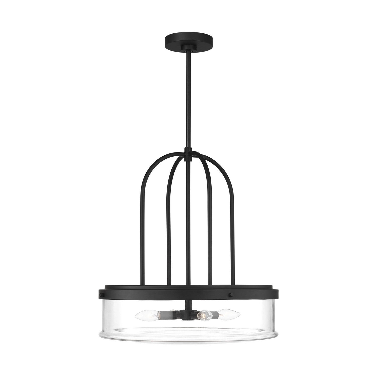 Visual Comfort Studio Canada - GLP1064MBK - Four Light Pendant - Anders - Midnight Black