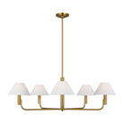 Visual Comfort Studio Canada - SLC1005BBS - Five Light Chandelier - Colfax - Burnished Brass