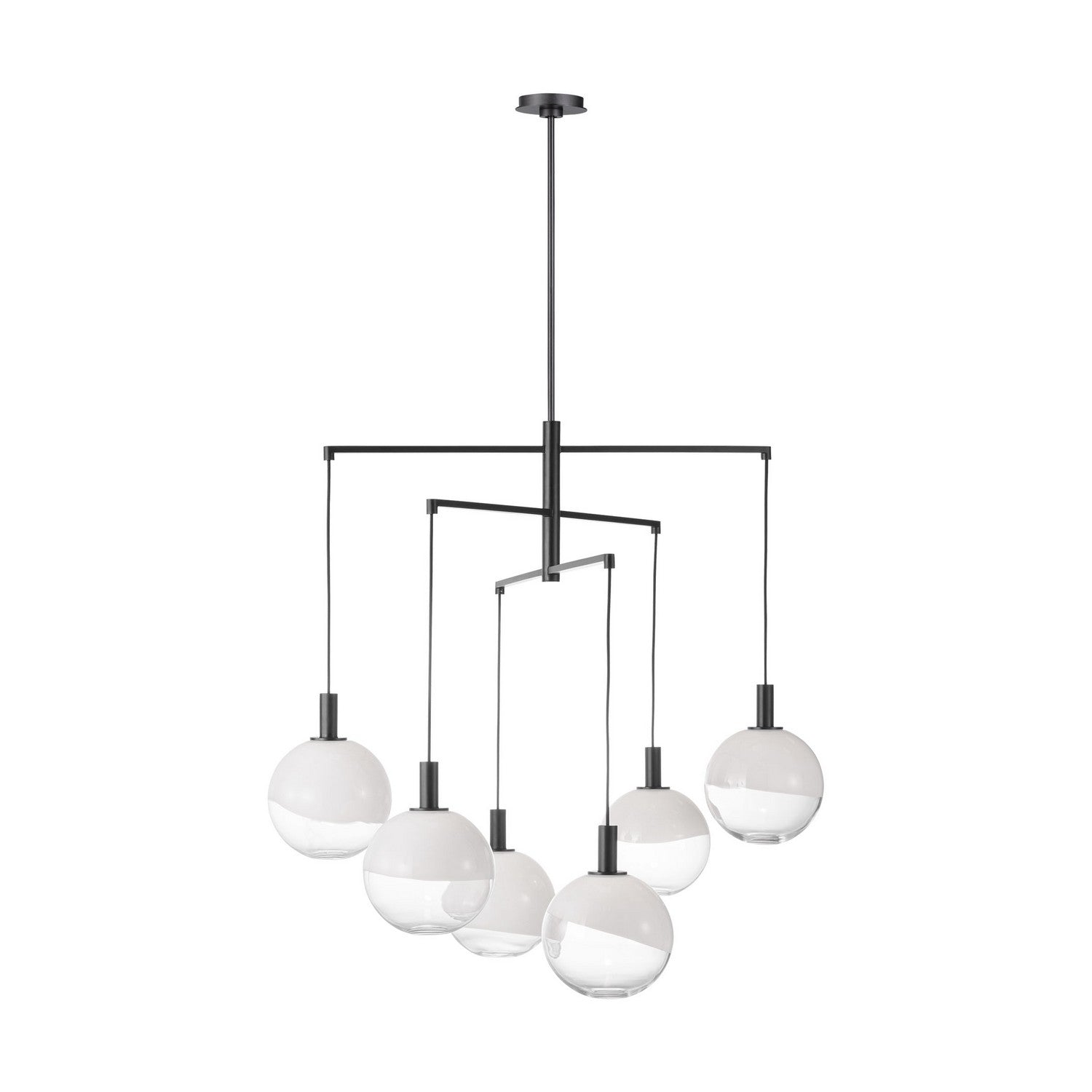 Visual Comfort Studio Canada - SLC1036AI - Six Light Chandelier - Torian - Aged Iron