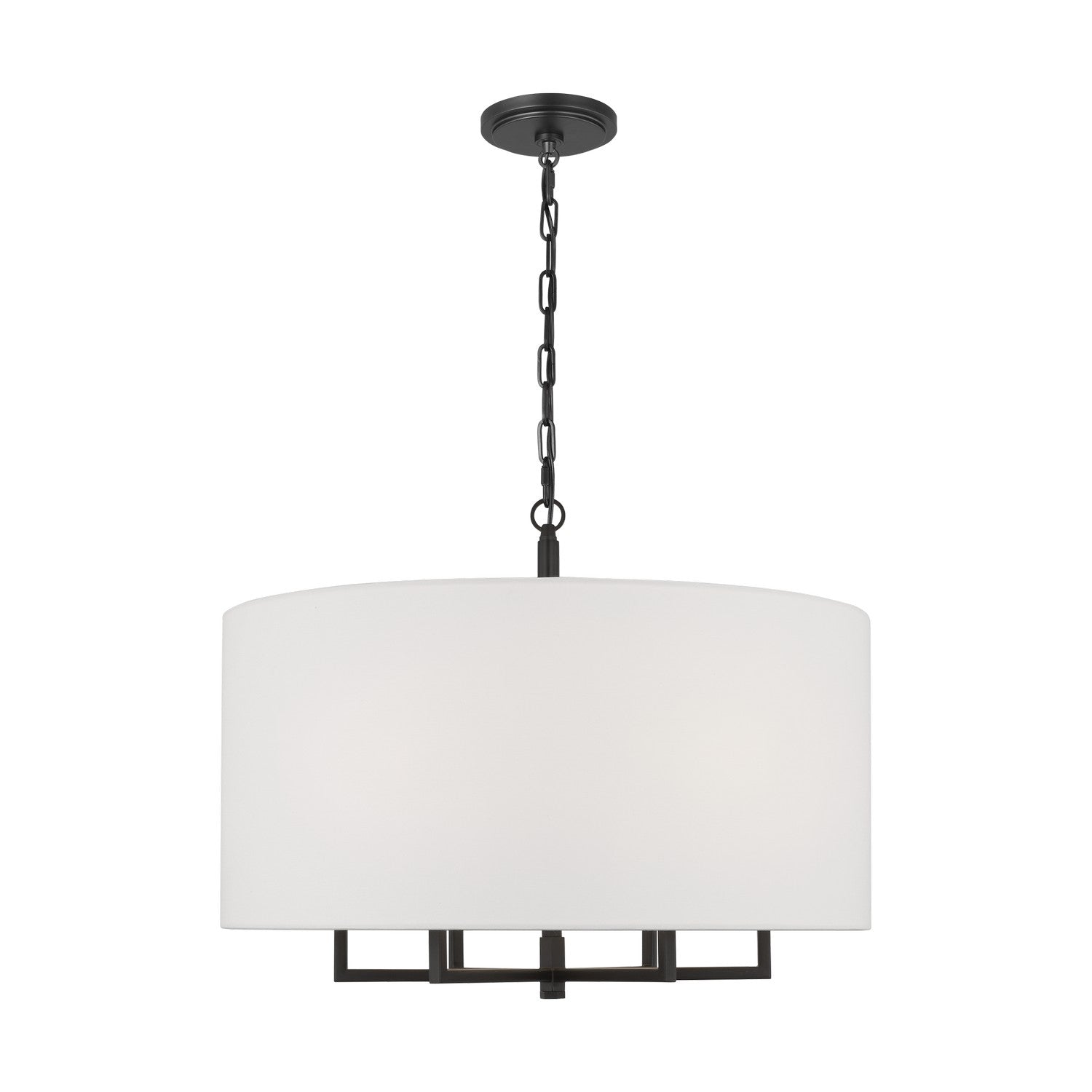 Visual Comfort Studio Canada - TC1206AI - Six Light Chandelier - Danica - Aged Iron