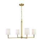 Visual Comfort Studio Canada - TC1224BBS - Four Light Chandelier - Danica - Burnished Brass