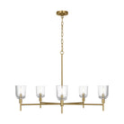 Visual Comfort Studio Canada - TFC1135BBS - Five Light Chandelier - Hartley - Burnished Brass