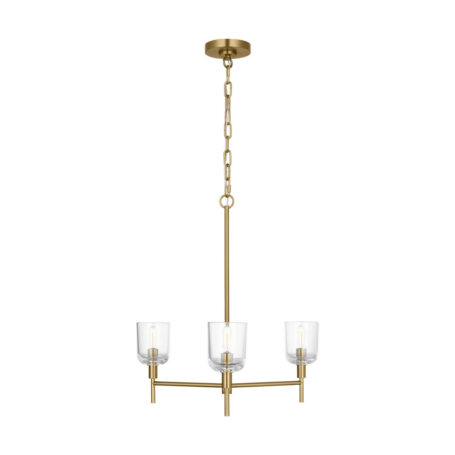 Visual Comfort Studio Canada - TFC1143BBS - Three Light Chandelier - Hartley - Burnished Brass
