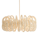 Arteriors - DMS21 - Six Light Chandelier - Keely - White