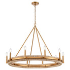 Arabela Lighting - 85116-10 - Ten Light Chandelier - Copa - Natural Brass
