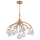 Arabela Lighting - 85182-9 - LED Chandelier - Freeform - Antique Gold Leaf