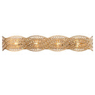 Arabela Lighting - 85237-4 - Four Light Vanity - Anastasia - Lacquered Gold
