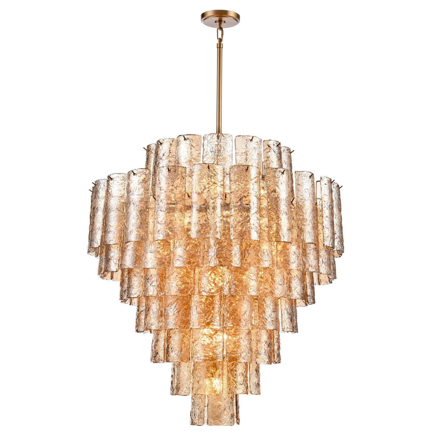 Arabela Lighting - 85263-21 - 21 Light Chandelier - Fire and Ice - Lacquered Gold