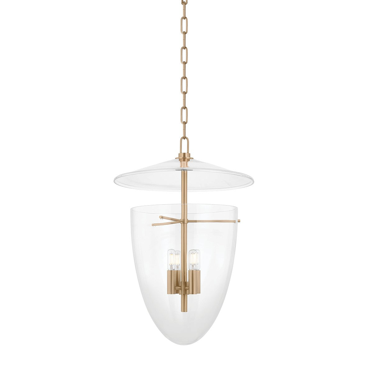Troy Lighting Canada - F4418-PBR - Four Light Lantern - Tully - Patina Brass