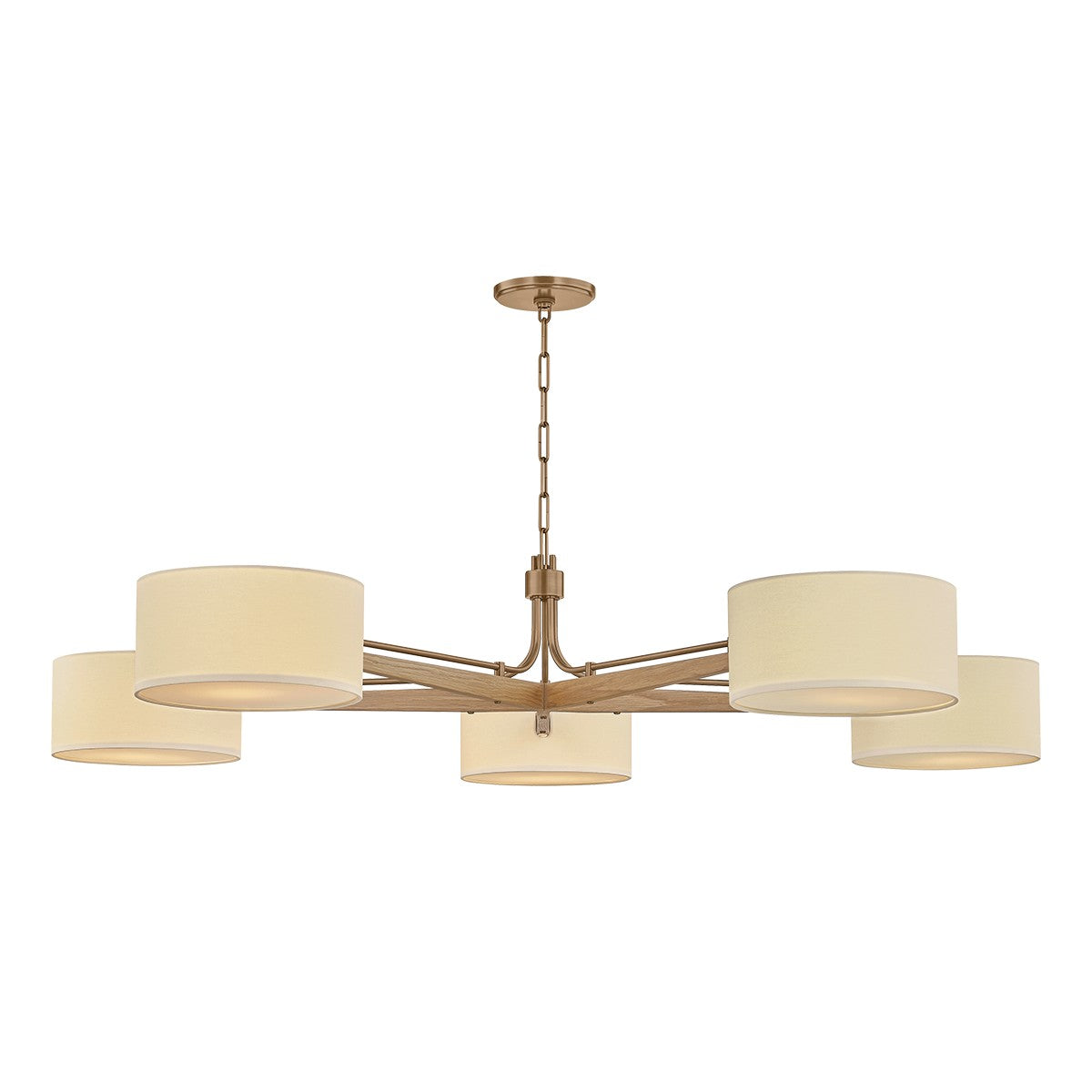 Troy Lighting Canada - F5665-PBR - Five Light Chandelier - Mailo - Patina Brass