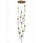 Avenue Lighting - HF7413-AB - 13 Light Pendant - Tribeca - Aged Brass