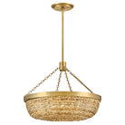 Hinkley Canada - 48423LCB-NAT - LED Convertible Semi-Flush Mount - Sanibel - Lacquered Brass