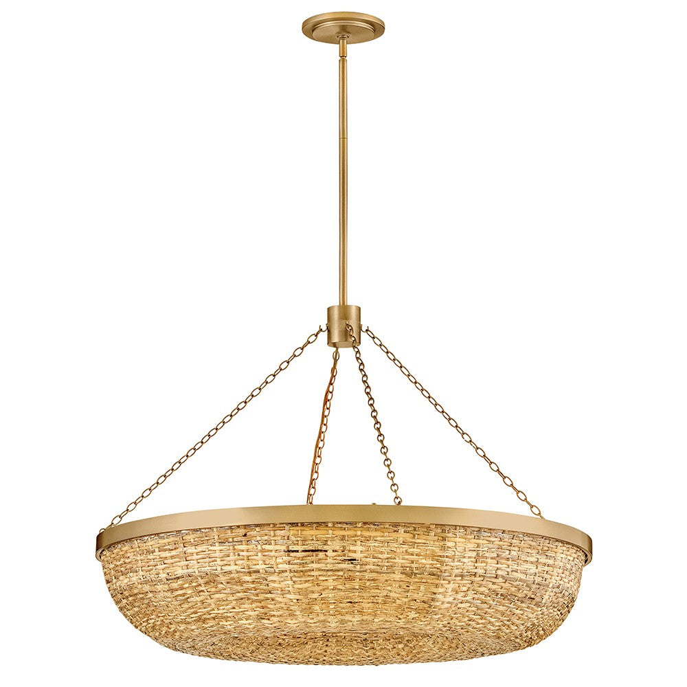 Hinkley Canada - 48426LCB-NAT - LED Chandelier - Sanibel - Lacquered Brass