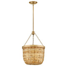 Hinkley Canada - 48427LCB-NAT - LED Pendant - Sanibel - Lacquered Brass