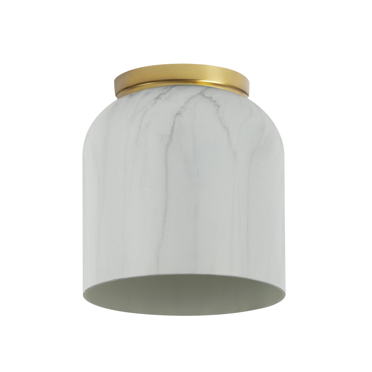 Dainolite Canada - PRC-71FH-AGB - One Light Flushmount - Patrice - Faux Alabaster