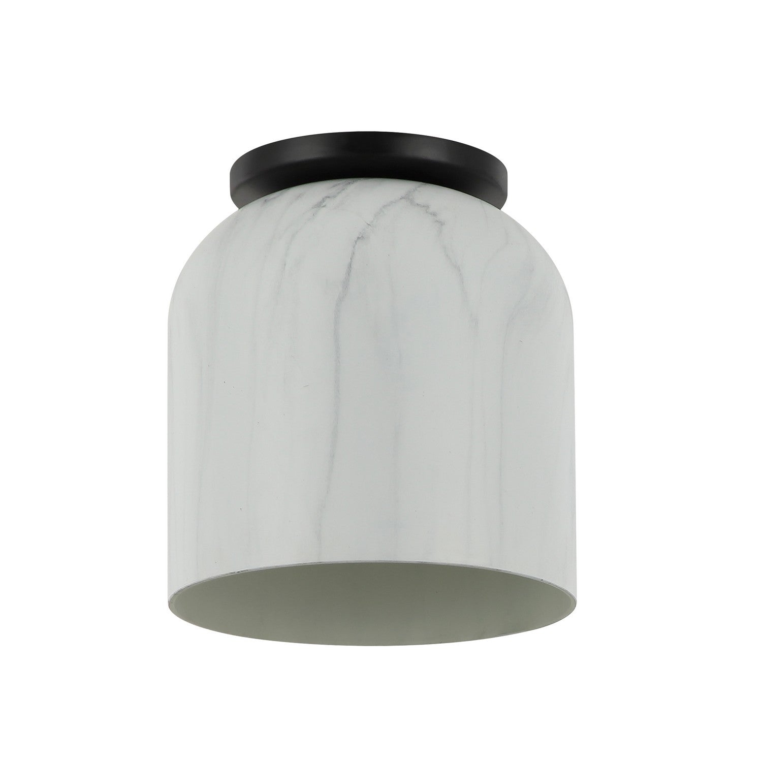 Dainolite Canada - PRC-71FH-MB - One Light Flushmount - Patrice - Faux Alabaster