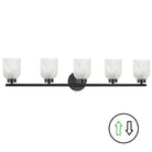 Dainolite Canada - VND-375W-MB-ALB - Five Light Vanity - Vonda - Matte Black