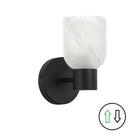 Dainolite Canada - VND-81W-MB-ALB - One Light Wall Sconce - Vonda - Matte Black