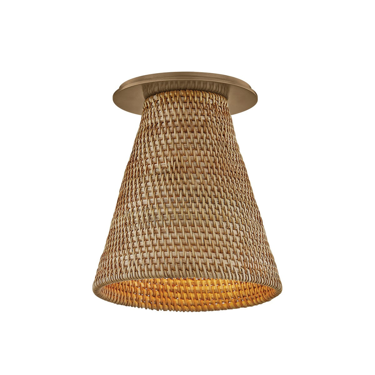 Troy Lighting Canada - C3106-PBR - One Light Flush Mount - Menifee - Patina Brass