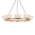 Troy Lighting Canada - F1345-PBR - Nine Light Chandelier - Caelum - Patina Brass