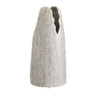 Arteriors - AVC18 - Vase - Livia - White Crackle Charcoal Wash