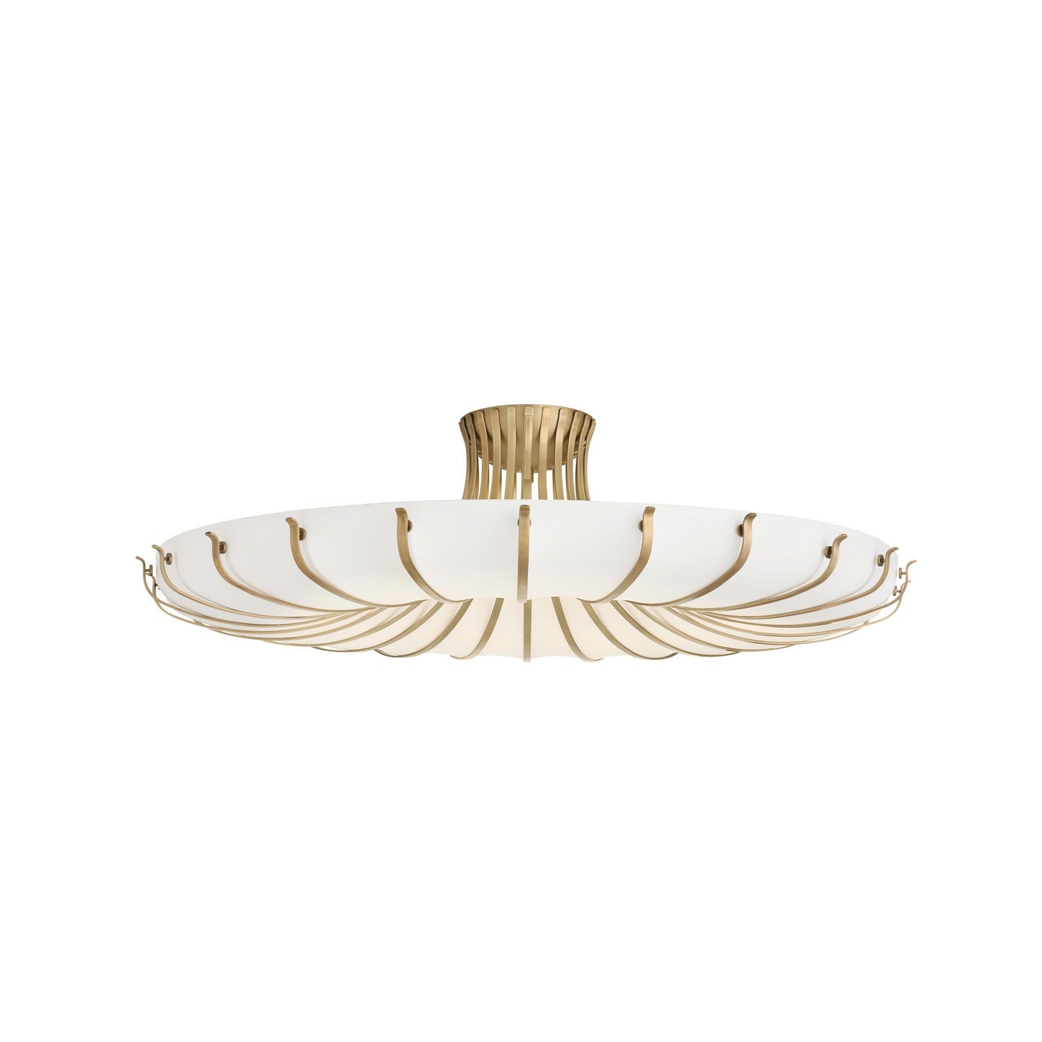 Arteriors - DFC17 - Ten Light Flush Mount - Chambers - Ivory
