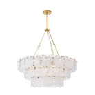 Arteriors - DMC36 - Seven Light Chandelier - Leon - White Glaze