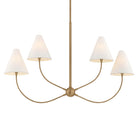 Troy Lighting Canada - F1948-PBR - Four Light Linear Pendant - Evermore - Patina Brass