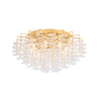 Corbett Lighting Canada - 534-24-VGL - Eight Light Semi Flush Mount - Alsace - Vintage Gold Leaf