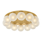 Corbett Lighting Canada - 536-32-VPB - 12 Light Flush Mount - Vernazza - Vintage Polished Brass