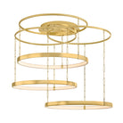 Corbett Lighting Canada - 537-56-VPB - LED Chandelier - Chiasso - Vintage Polished Brass