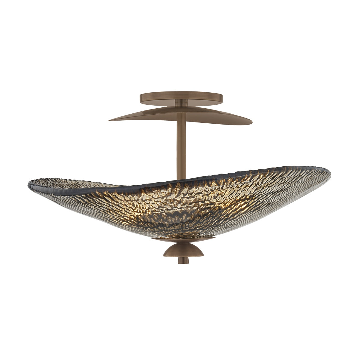 Corbett Lighting Canada - 559-20-OWB - Three Light Semi Flush Mount - Alba - Old World Brass