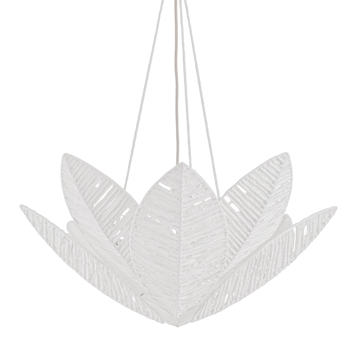 Corbett Lighting Canada - 561-28-WSL - Three Light Chandelier - Azores - Warm Silver Leaf