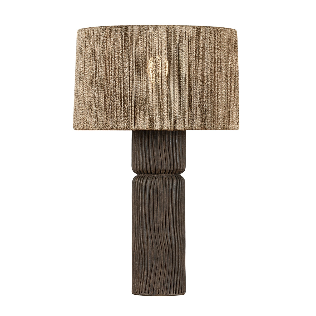 Troy Lighting Canada - PTL1427-PBR/CSK - One Light Table Lamp - Folk - Patina Brass