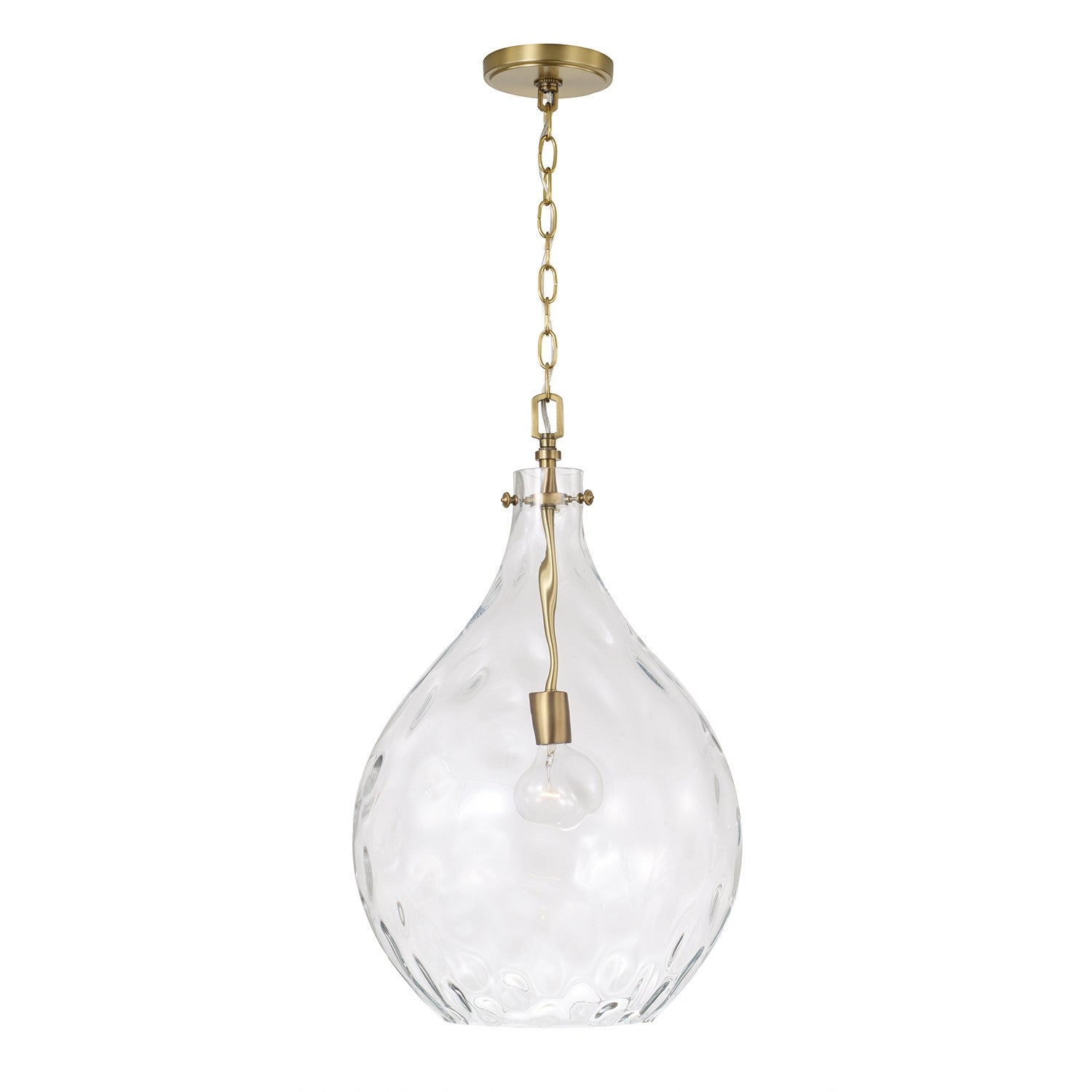 Capital Lighting - 325011AD - One Light Pendant - Bristol - Aged Brass