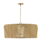 Capital Lighting - 344664BWB - Six Light Pendant - Archer - Blonde Wood and Matte Brass