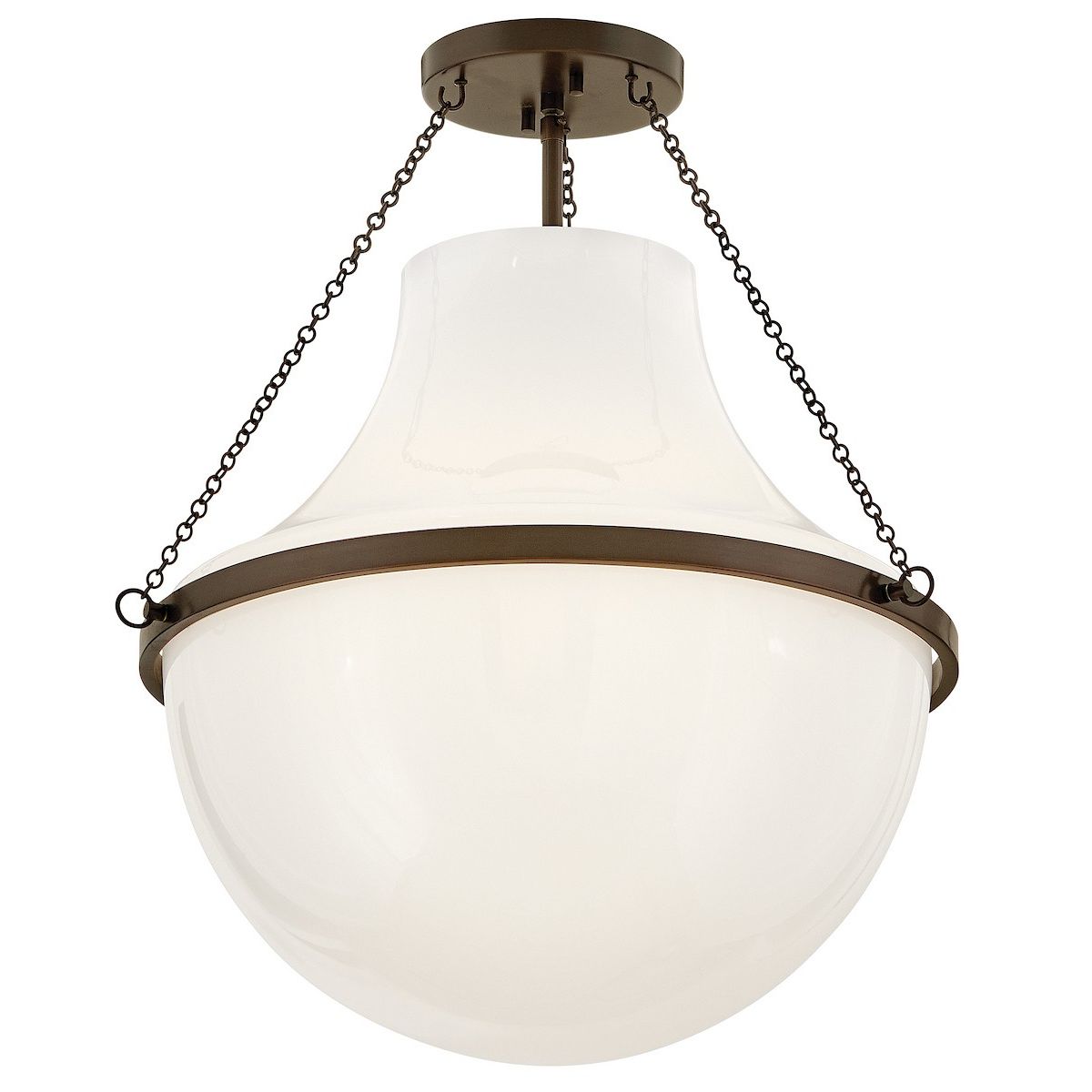 Hinkley Canada - 46893HZ - LED Semi-Flush Mount - Collins - Heritage Bronze