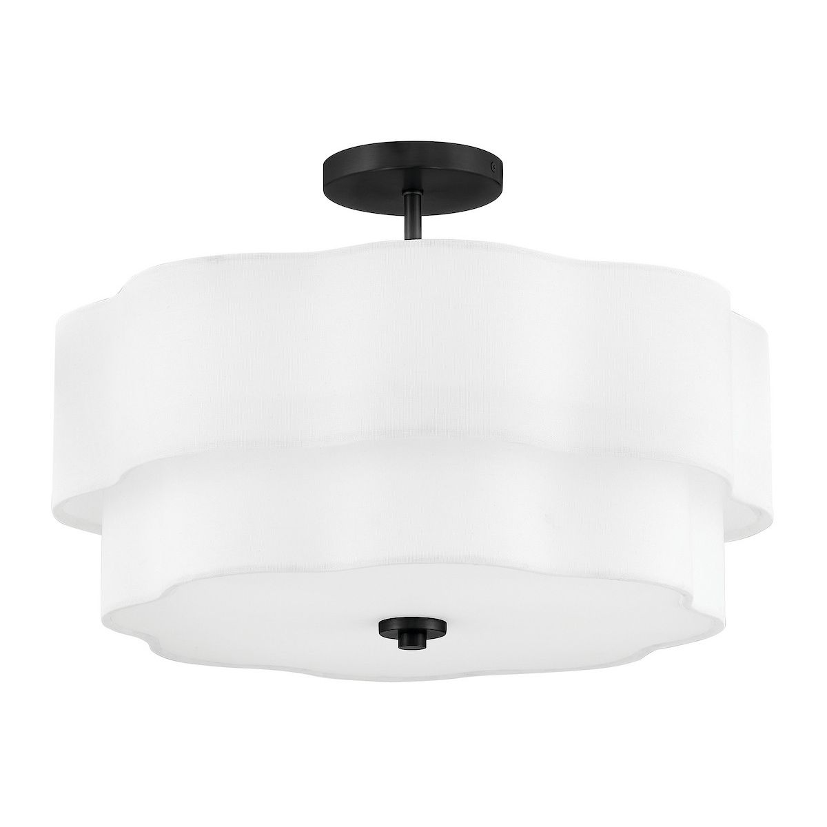 Hinkley Canada - 47733BK - LED Semi-Flush Mount - Gwen - Black
