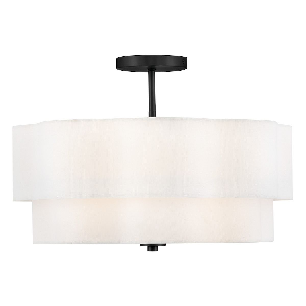 Hinkley Canada - 47733BK - LED Semi-Flush Mount - Gwen - Black