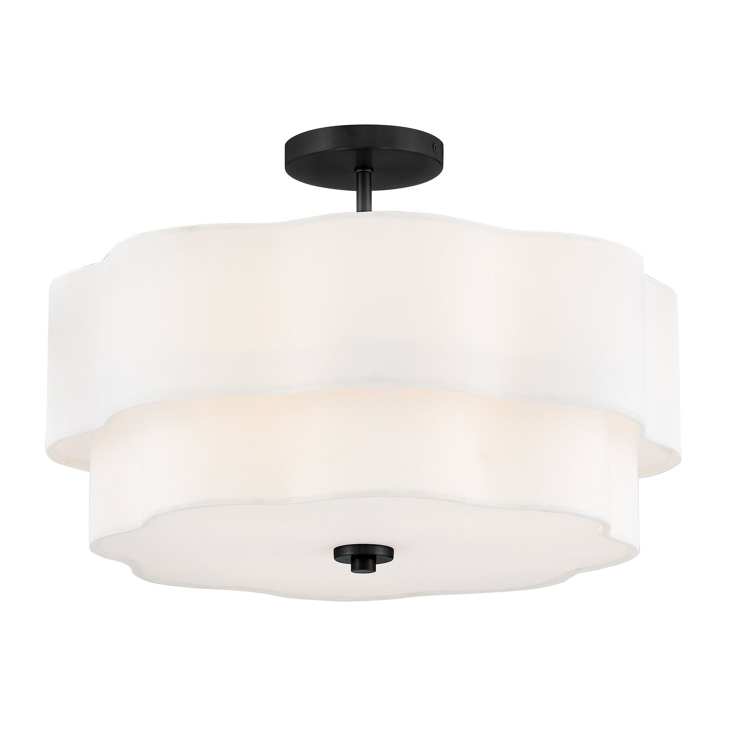 Hinkley Canada - 47733BK - LED Semi-Flush Mount - Gwen - Black