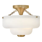Hinkley Canada - 48571LCB - LED Semi-Flush Mount - Adella - Lacquered Brass