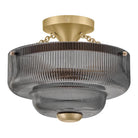 Hinkley Canada - 48571LCB-SM - LED Semi-Flush Mount - Adella - Lacquered Brass
