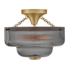 Hinkley Canada - 48571LCB-SM - LED Semi-Flush Mount - Adella - Lacquered Brass