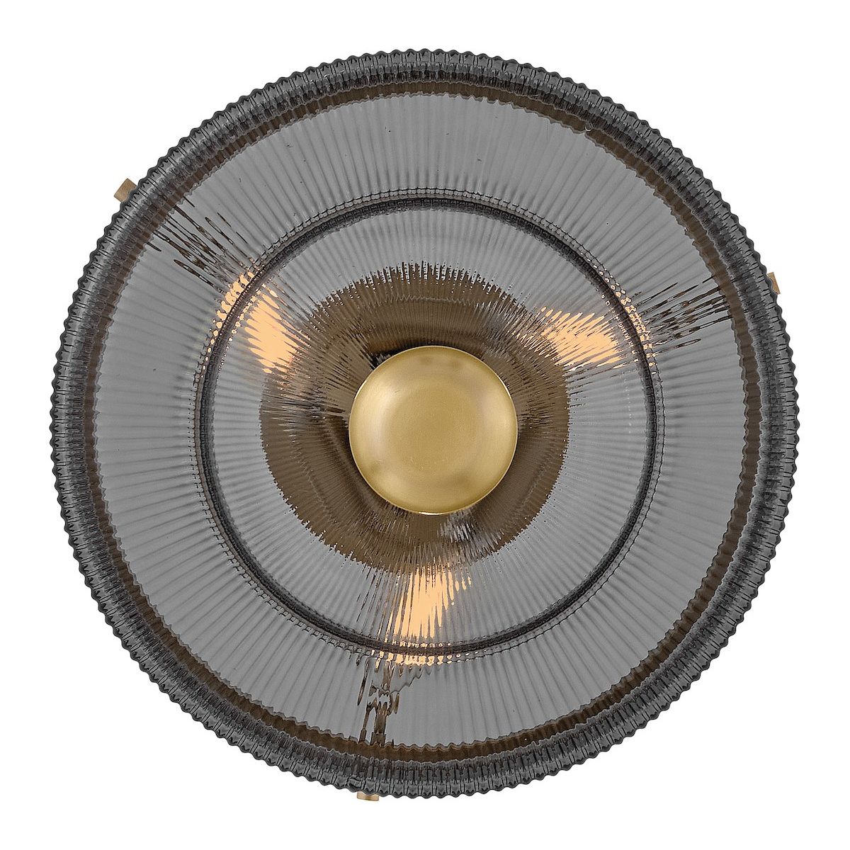 Hinkley Canada - 48571LCB-SM - LED Semi-Flush Mount - Adella - Lacquered Brass