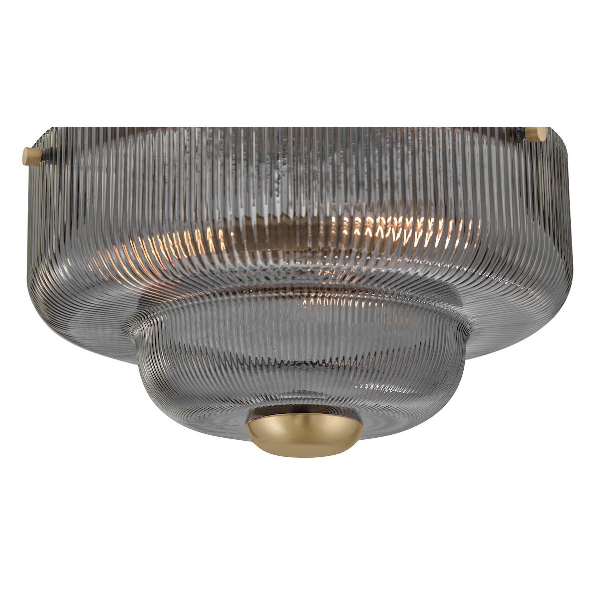 Hinkley Canada - 48571LCB-SM - LED Semi-Flush Mount - Adella - Lacquered Brass