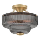 Hinkley Canada - 48571LCB-SM - LED Semi-Flush Mount - Adella - Lacquered Brass